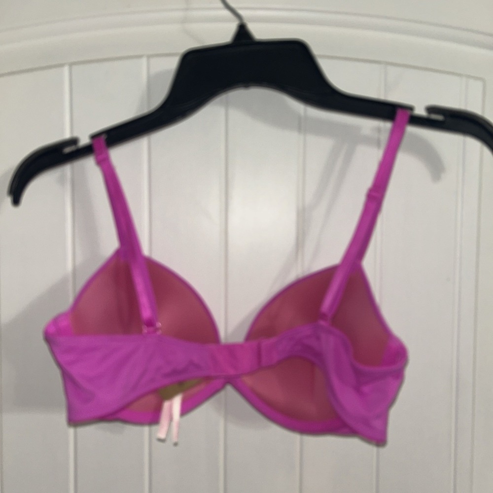 PINK Victoria's Secret Wear Everywhere Super Push Up Bra, 34C, Pink - Picture 2 of 6